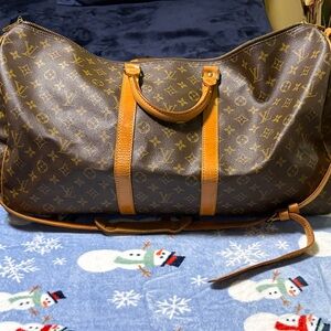 Brown Monogram Travel Bag